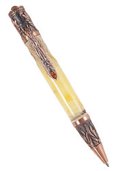 Pen decorated with amber SUV001007-001