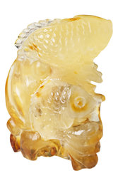 Souvenir amber figurine “Fish”