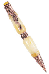 Pen decorated with amber SUV001005-001