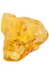 Souvenir carved from amber stone “Dog”