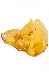 Souvenir carved from amber stone “Dog”