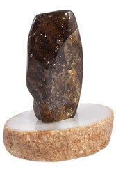 Souvenir “Amber stone on an agate stand”