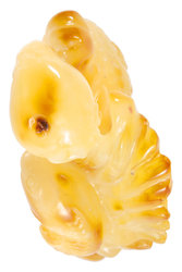 Amber figurine “Koi carps”