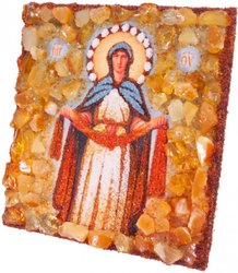 Souvenir magnet-amulet “Protection of the Blessed Virgin Mary”