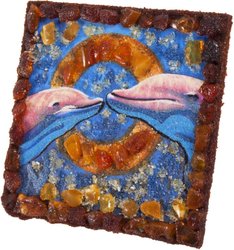 Souvenir magnet “Dolphins”