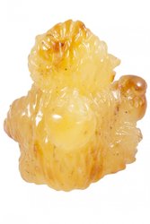 Amber figurine “Hedgehog with apples”