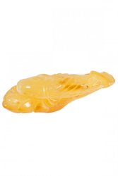 Amber souvenir with carving “Goldfish”