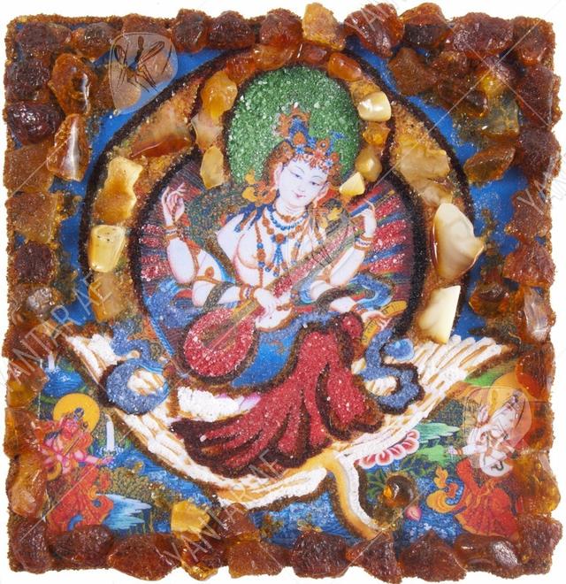 Souvenir magnet “Goddess Saraswati”