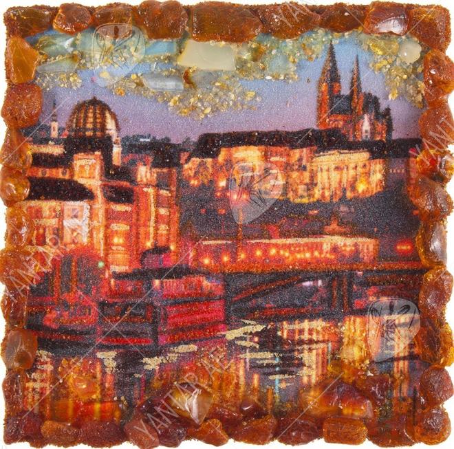 Souvenir magnet “Night Prague”