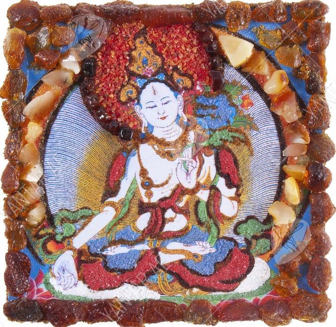 Souvenir magnet “Buddhist painting Thangka” (Tara)