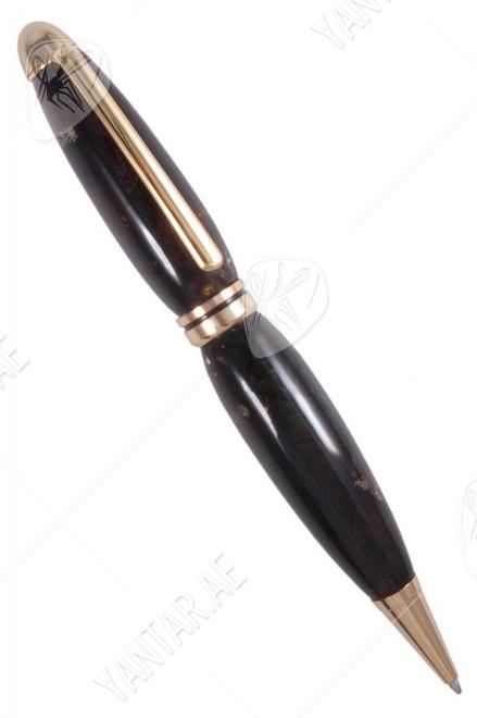 Pen decorated with amber SUV000092