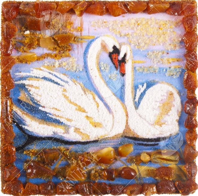 Souvenir magnet “Swans”