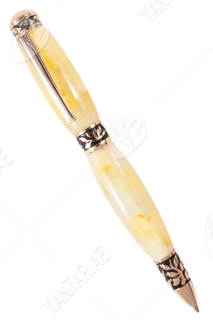 Pen decorated with amber SUV000640-001