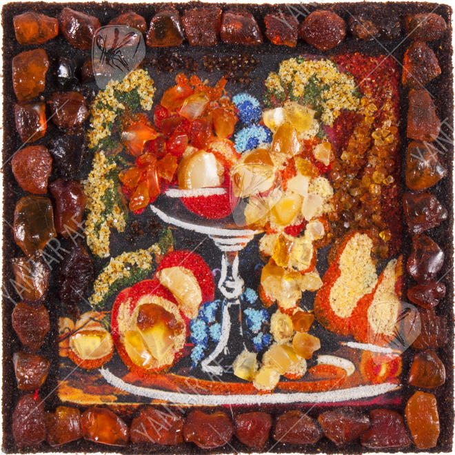 Souvenir magnet “Still life with fruit”