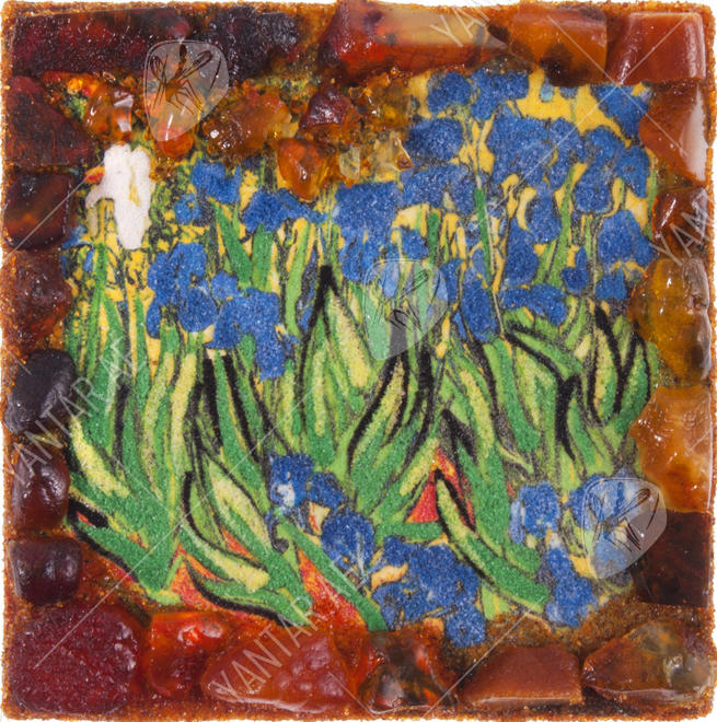 Souvenir magnet “Irises”