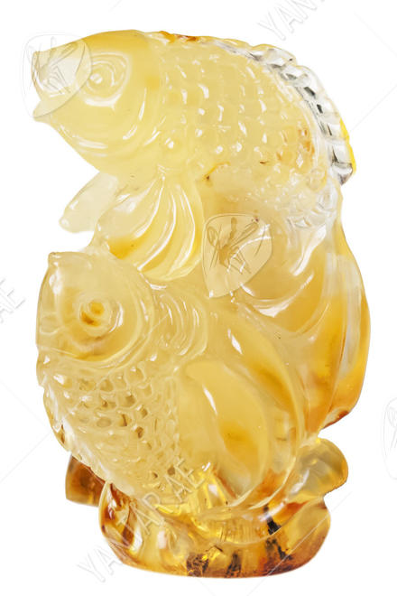 Souvenir amber figurine “Fish”