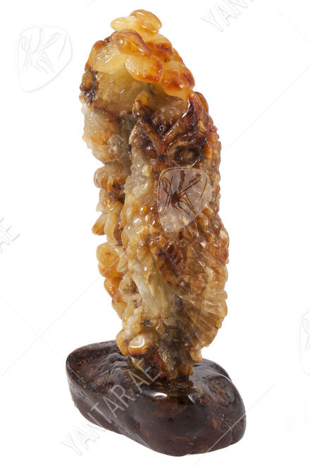 Amber souvenir figurine “Owl”