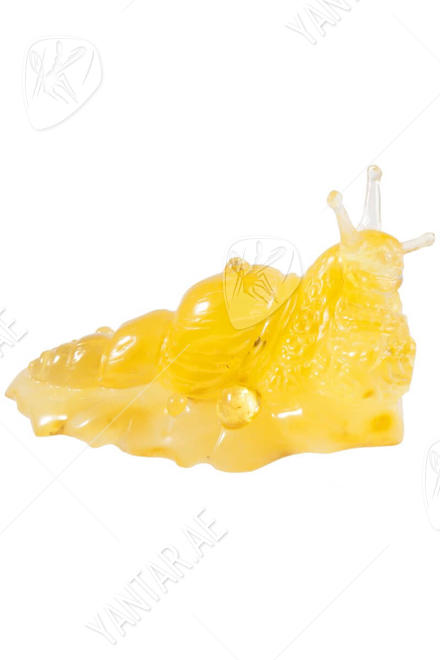 Amber souvenir “Snail”