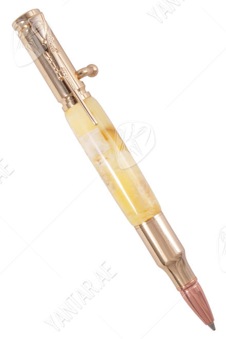 Pen decorated with amber SUV000696-001