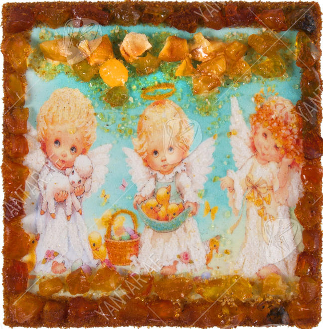 Souvenir magnet “Three Angels”