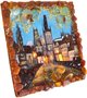 Souvenir magnet “Charles Bridge in the evening light. Prague"