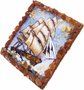 Souvenir magnet “Sailing frigate”