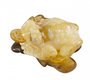 Amber figurine “Frog with a coin”