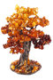 Bonsai tree with amber