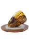 Souvenir “Amber stone on an agate stand”