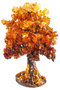 Tree with amber stones